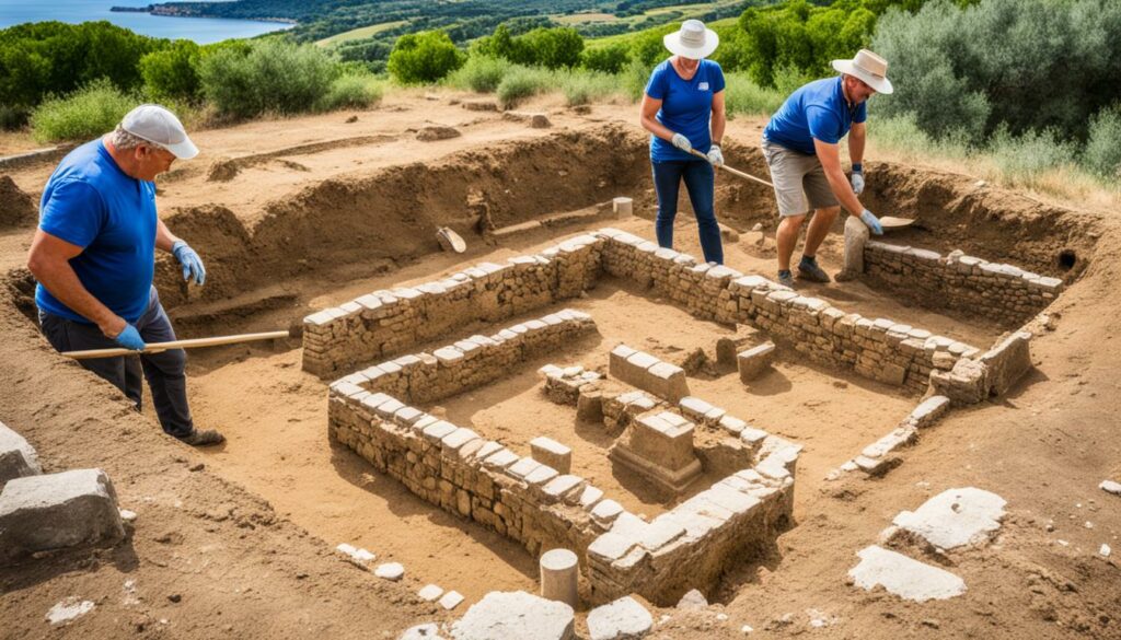 Ausgrabungen in Populonia