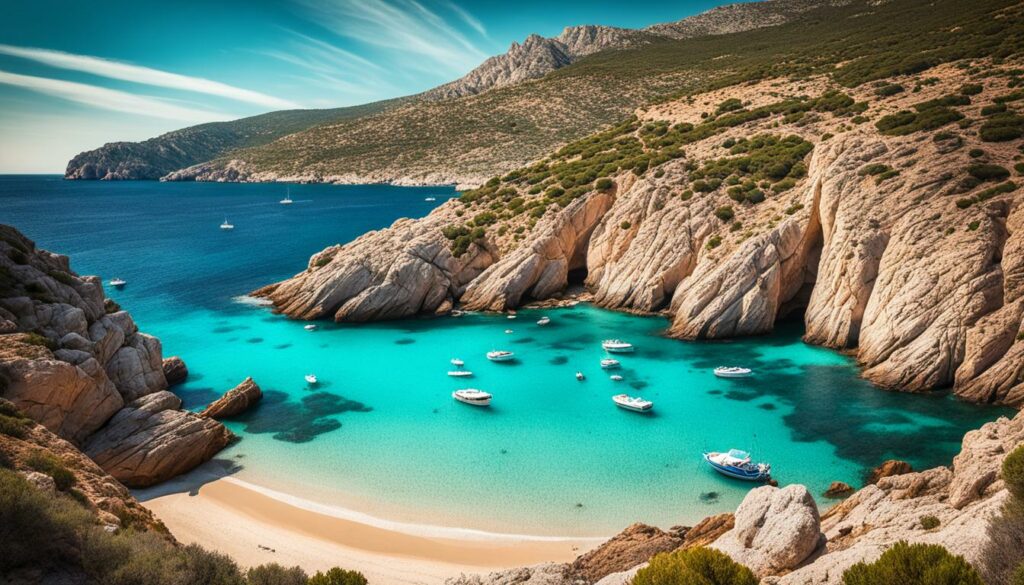 Cala della Mortola Strand auf Capraia