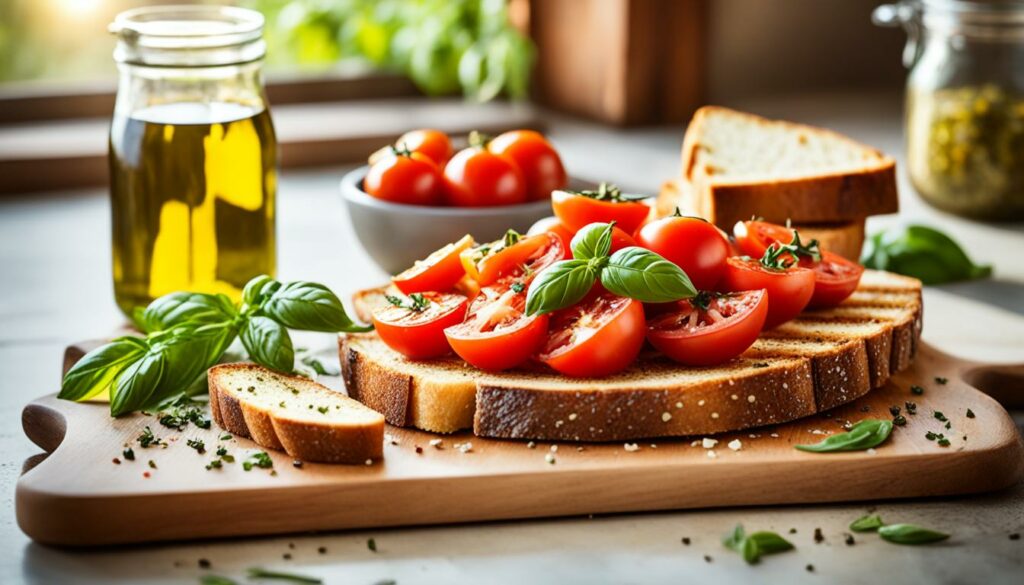 Einfache Bruschetta Zubereitung