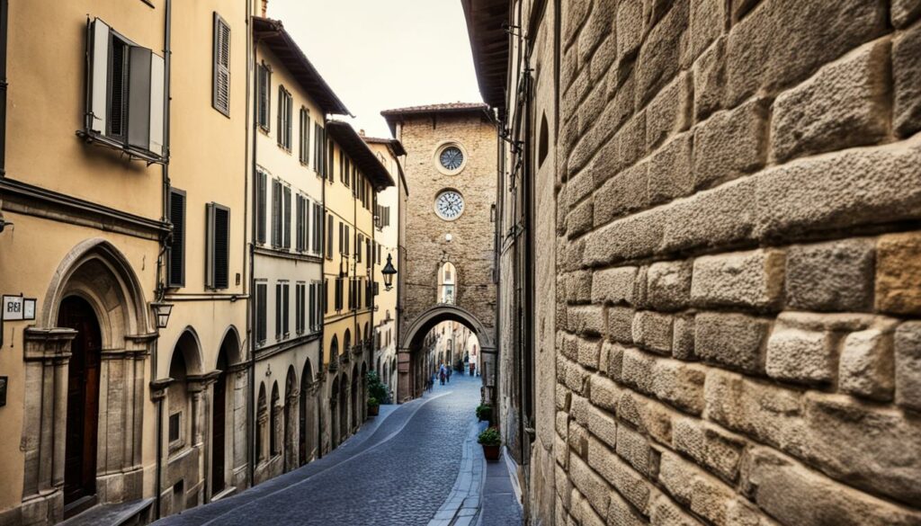 Mittelalterliche Architektur in Pistoia